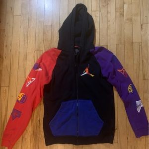 Jordan Rivals Multicolored full zip hoodie Mens Med